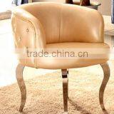 Cheap PU Leather With Metal Leg Dining Room Chair thumbnail-4