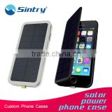 Solar power cell phone case power case solar phone case battery case power case for iphone battery case for iphone 6s
