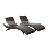 Rattan Outdoor Deck Chair Beach Wicker Lounge Chair Rattan Deck Chair thumbnail-3