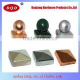 71x71mm Orbicular Shape Galvanized Steel Fence Post Cap Made in China