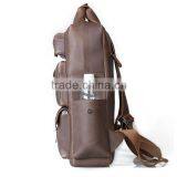 2014 Fashion Vintage Cowhide Leather Backpack Bag for Wholesale thumbnail-3