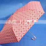 Fashionable Safety Colorful 3-section Folding Umbrellas thumbnail-2