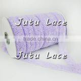 Elastic Lace - Lace Ribbon- Elastic by the Yard - Shiny Elastic - Stretch Lace - Stretchy White Lace thumbnail-4