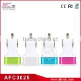 Power Technology 3 Port Fits for Multiple Mobile Devices Car Electric Car USB Cell Charger thumbnail-2