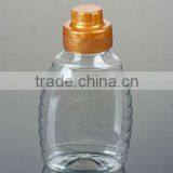 Clear Squeezable Plastic Bottle With Drop Cap