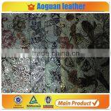 Printing Flower Pattern Pu Synthetic Cork Leather for Shoe thumbnail-1