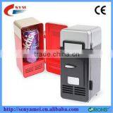 Freezing & Heating Mini Fridge USB Cooler For Bottle 1 Box Drink thumbnail-1