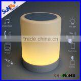 Bluetooth Speaker Lamp: 2016 LED Portable Bamboo Cylinder Bluetooth Speaker With Light thumbnail-5