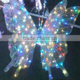 New Butterfly Motif Light Iron Frame 3D Acrylic Motif Light thumbnail-1