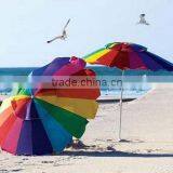 16 ribs Round Market big flap parasol Umbrella with windproof