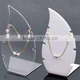Custom Acrylic Jewelry Holder With Leaf Shaped thumbnail-1