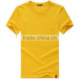 Tshirt man tshirt & custom printing Tshirt & wholesale plain tshirts manufactured in china OEM T-shirt--yellow