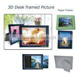 Lenticular 3D Desk Pictures With Frame 3D Art 3D Desk Photo