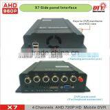 DTY 4H AHD H 264 Mobile Dvr for Truck/ AHD DVR With Built-in LCD Screen thumbnail-3