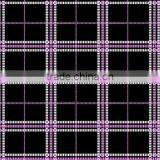 Taffeta Black Red White Plaid Fabric Textile thumbnail-1