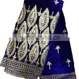 Wholesale Olive Green African Velvet Lace Polyester Velvet Fabric thumbnail-3