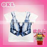 Chinese New Arrival Fashionable Cute Wholesale Cotton Jersey Girl t Shirt thumbnail-1
