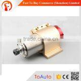 80mm 220v 1.5Nm 1.5kw ER16 24000rpm Cnc Air Coold Spindle Motor With Clamp thumbnail-1