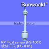 Plastic PP Magnetic Float Level Switch Sensor to Switch on /off When Water Empty