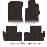 Customized Right Drive Car Mat for Honda CIVIC 2015 thumbnail-1