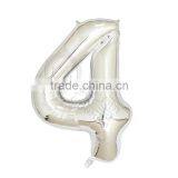 40inch Silver Aluminium Foil Number Balloon for Birthday Party Decoration Balloon thumbnail-5