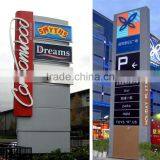 Stainless Steel Printing Different Texts Commerical Signage on Street thumbnail-1