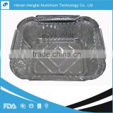 disposable aluminium foil food container with lid certified with FDA, SGS, HACCP, KOSHER