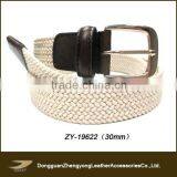 (ZY-19622) Elastic Waist Cotton Woven Strap,types of Waist Belts