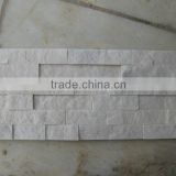 Natural Milky white split marble - wall cladding