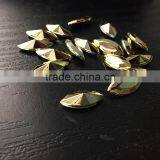 7*15mm Marquise Navette Golden Metalic Point Back Acrylic Jewels Rhinestones DIY Bracelets Chain Craft Hobby Supplier Factory thumbnail-2