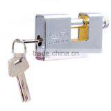 Lipson LS-301 Hardened Steel Armoured Case Brass Rectangular Padlock thumbnail-3