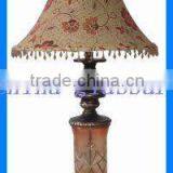 Hot Sale Modern Polyresin Base And Fabric Table Lamp for Home Decorative thumbnail-2
