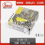 High Energy Saving 25W 12V 2A Nonwaterproof LED Power Supply