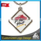 High quality promotional logo printing key chain rings
