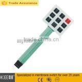 3x3 Embossed Keys Custom Tactile Membrane Switch Keypad