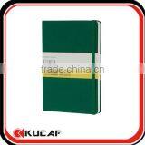 A5 PU Hard Cover Square Lined Notebook With Sleeve