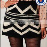 2014 Fashionable Short Knitted Geometric Pattern Sexy Skirt of Sweater thumbnail-1