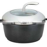 Square Die-cast Non-stick Aluminum Soup Pot thumbnail-1