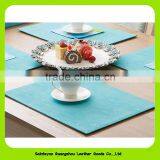 Set of 4pcs Square Waterproof PU Leather Placemat BigTable Coasters 16017 thumbnail-3