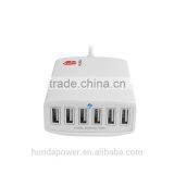 China Factory 5-6 Port Intelligent Usb Travel Charger 12A thumbnail-2