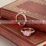 Gold Plated Single Stone 925 Silver Ring Designs With Gemstone thumbnail-4