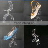 2014 Simple Clear Acrylic Shoe Display Rack for Women