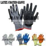 Cheapest 13 Gauge White Nylon Glove With Gray Nitrile Coated Gray Nitrile Palm Coated Work Glove/Guantes De Latex A06 thumbnail-6