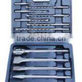 13pcs Electric Hammer Drill Bit and Chisel Set