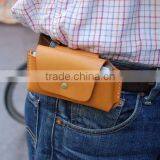 Customized Hot Sale Leather Waist Bag With Mobile Phone thumbnail-1