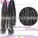Hot Selling Human Hair 6A Virgin Peruvian Twist Braiding Hair thumbnail-4