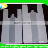 Supermarket Custom Biodegradable Transparent PE LDPE HDPE Packaging T-shirt Shopping Plastic Bag