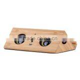 Hot no Bluetooth Pure Wooden Sensor Speaker Wireless for Ipad and Phones thumbnail-5