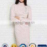 Cashmere Tall Tube Long Sleeve Women Sexy Dress Cashmere Sweater thumbnail-1