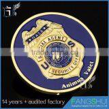 Customized Police Challenge Coin 24k Gold Coin Pendant Low Price Wholesale thumbnail-3